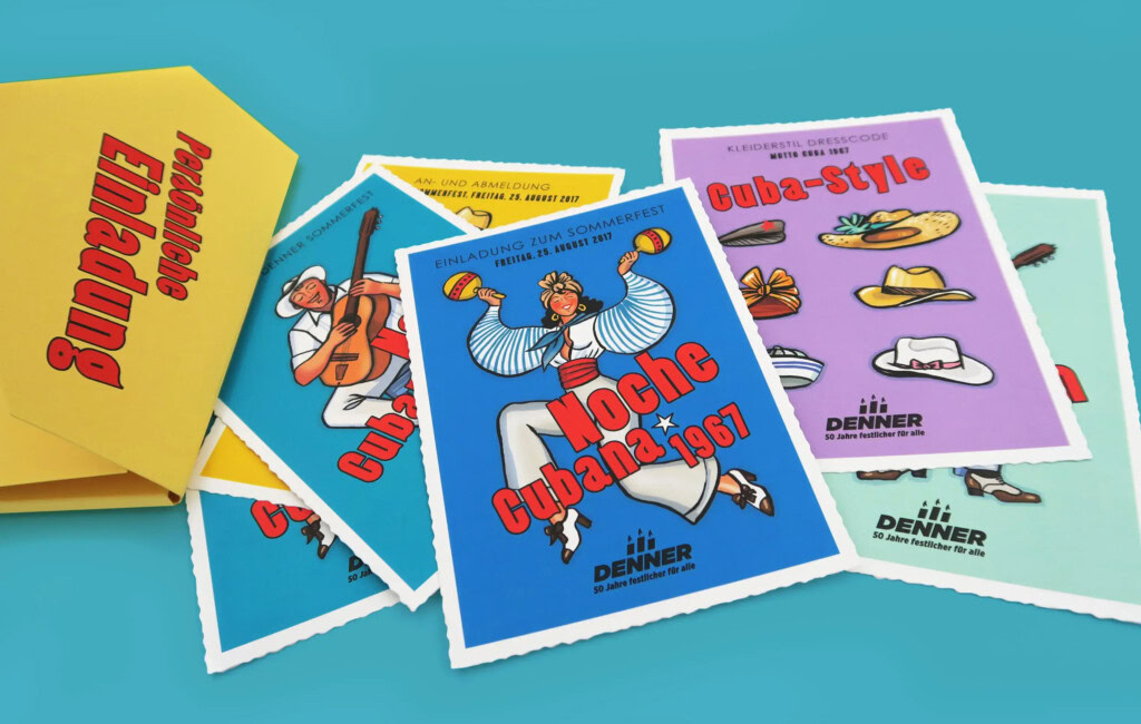 Invitations, Mailings, Give-Aways – Denner